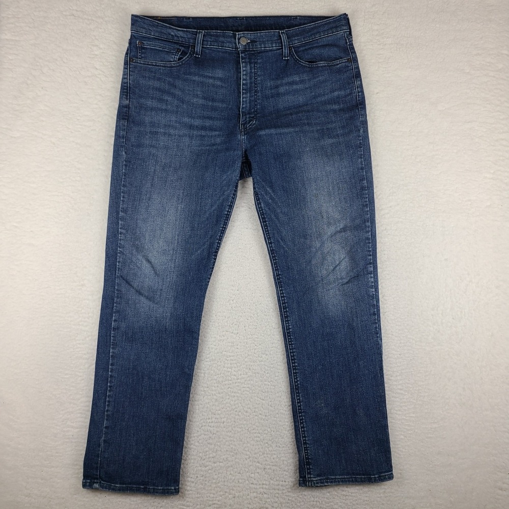 Levi's 541 Jeans Mens 38x32 Blue Athletic Tapered Fit Dark Wash Denim